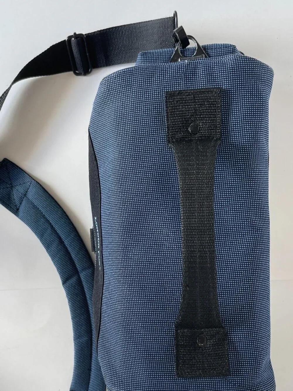 London Fog Camera Crossbody Bag W Strap DSLR Mirrorless Padded 14”x6.5”x7” Blue